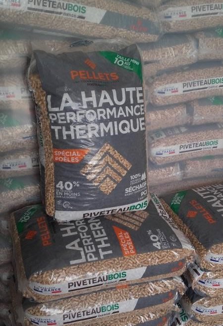 Piveteau 10kg PIVETEAU Bois HP+ PREMIUM - Palette de 104 Sacs de 10 kg (1040Kg) – Image 3