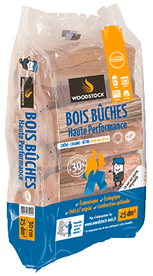 Sac-Buches-haute-performance-brute-Woodstock-Bois-1 Bûches de bois haute performance WOODSTOCK - Ballot de 2000 dm3 de bois en vrac (30 cm) – Image 4